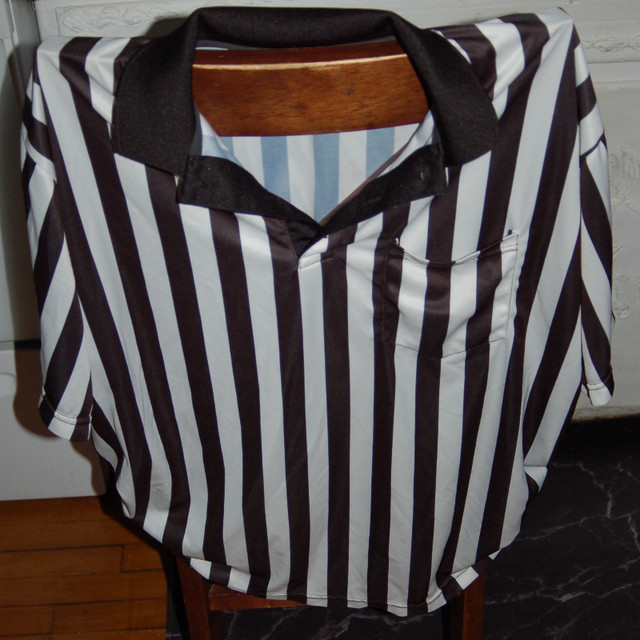 Vintage Referee Short Sleeve Shirt Jersey Men's XL Made in USA in Hockey in Sudbury