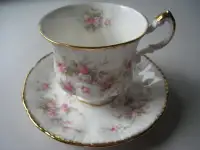 Paragon Victoriana Rose Tea Cup and Saucer Set