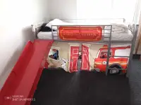 Kids slide and ladder bed 