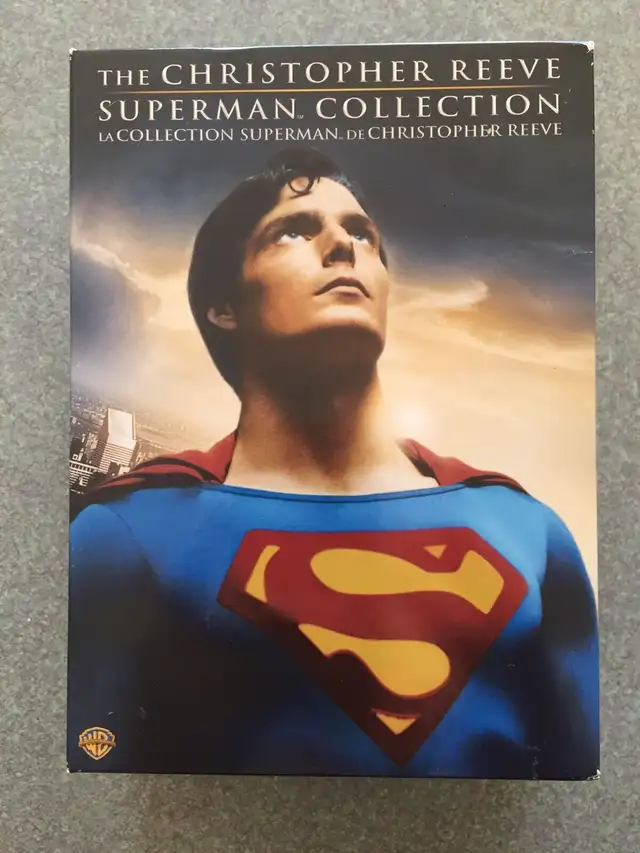 The Christopher Reeve Superman Collection 8 disc DVD set EUC 633475373783051224