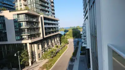 Furnished 2 bed 2 baths (907 sq ft + 100 sq ft balcony).
