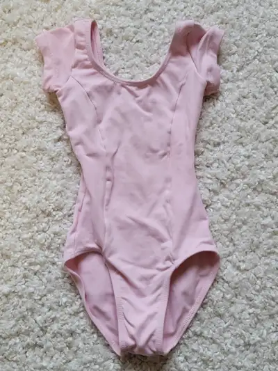 Like New - So Danca Cap Sleeve Leotard, Pink, Child Size 2 - 4, View more