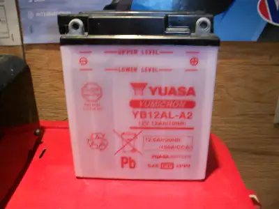 Ex cond Yuasa battery fits 93-2016 BMW F650 and F650GS, 83 Honda CB550SC Nighthawk, 83-85 Honda CB65...