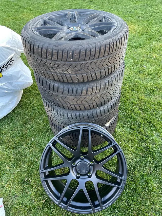 winter tires & rims off BMW 535ix in Tires & Rims in Regina - Image 2