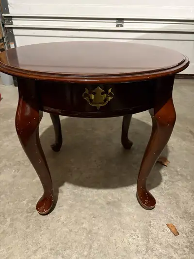 Mahogany Queen Anne Side Table, View more
