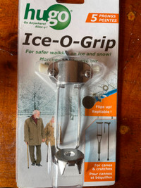 Hugo Ice-O-Grip Cane Tip 5 Prong