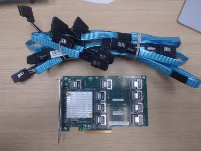 HP DL380 Gen9 876907-001 SAS Controller 2*747592-001 1*777840-001 HDD Cage w/ Cables