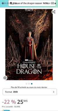 **NEW** HOUSE OF THE DRAGON: THE COMPLETE FIRST SEASON