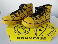 NEW CONVERSE CHINATOWN MARKET HI TOP CYBER YELLOW INFANT SIZE 6