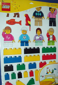 LEGO Giant Wall Stickers Decoration Room Decals NEW