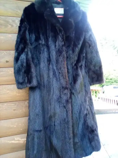 Two Real Fur Mink Coats Size 6 $85 each, View more