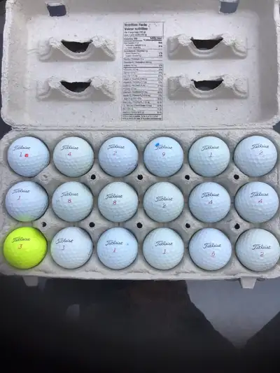 Titleist prov1x minor scuff/marker or stain golf balls, View more
