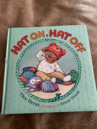 Hat On, Hat Off baby toddler hardcover book, View more