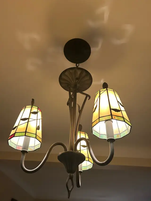 Quoizel Tiffany Chandelier in Indoor Lighting & Fans in Ottawa - Image 3