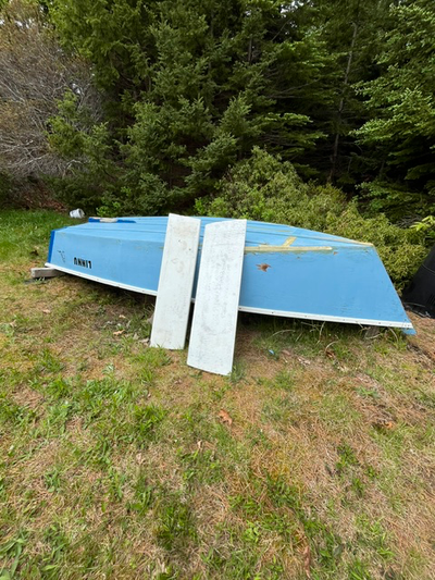 8 year old locally made plywood rowboat. Sturdy and stable. 15' long, 4 'wide. Transom replaced 2 ye...
