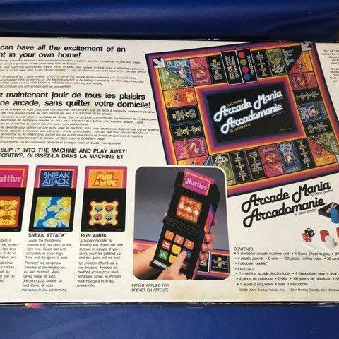 Vintage Electronic Arcade Mania Board Game Milton Bradley 1983 in Toys & Games in City of Toronto - Image 2