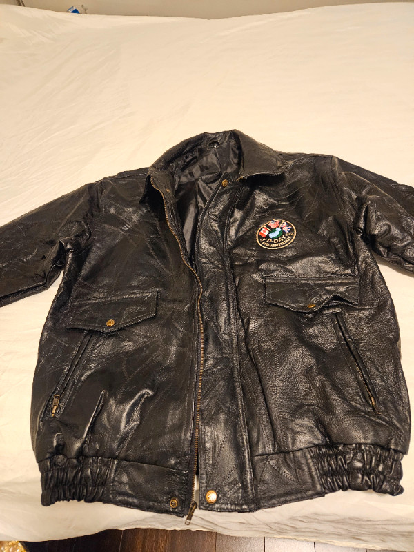 Authentic 60th Anniversary D-Day Leather Bomber Jacket in Men's in Delta/Surrey/Langley