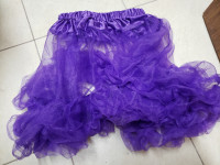Free sheer purple skirt layer