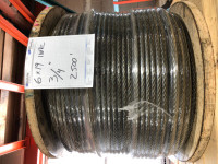 Câble 3/4'' x 2500 ,  Steel cable 3/4'' 2500 foot