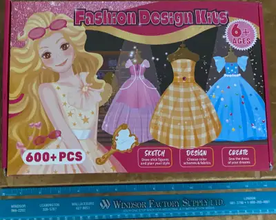 New, Fashion Designer kits ages 8+ for sale. Retail over $35. Front porch pick up from a clean pet/s...