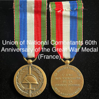 WW1 Veteran 60 Years Medal (Shipping Available)