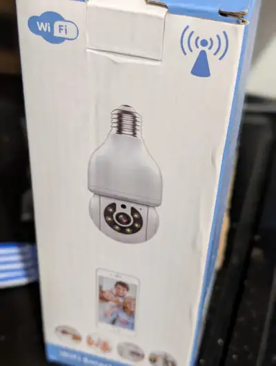 Camera Wi-Fi, phone aplication control, even connected to a ligh, View more