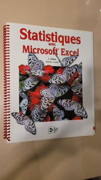 livre Statistique avec Microsoft Excel
