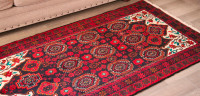 Authentic vintage authentic Persian/Baluchi area rug (43” x 80”)