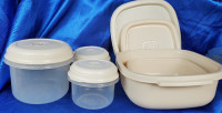 Assorted food storage containers