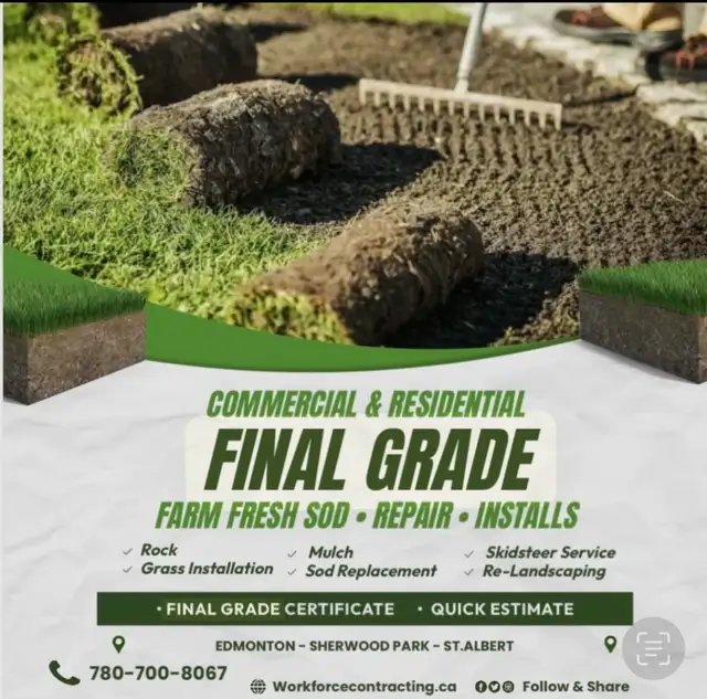 Final grade landscaping 457408485000499200