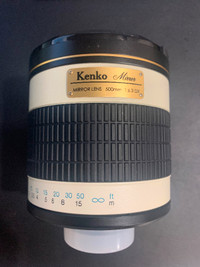 Kenko 500mm f/6.3 mirror lens