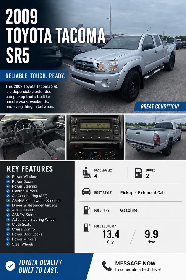 TOYOTA TACOMA 2009 SR5
