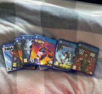9 ps4 video games!
