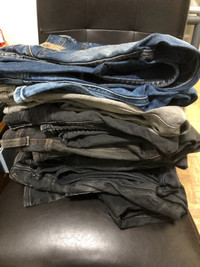Lot of 8 Men’s Premium Denim Jeans size 31 to 32 waist