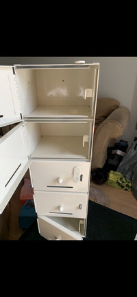 Beige meta mail box with 5 slots  