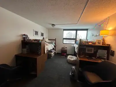 2 person apartment at ALMA Guelph, 5 minute drive to campus, 4 minute drive to Walmart, next to mall...