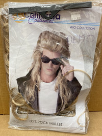 Men's Wig - 80s Rock Mullet