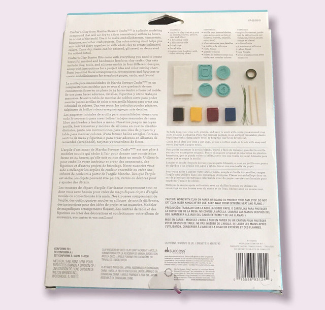 Martha Stewart Crafts NEW Crafters Clay Heirloom Starter Kit in Hobbies & Crafts in Ottawa - Image 2