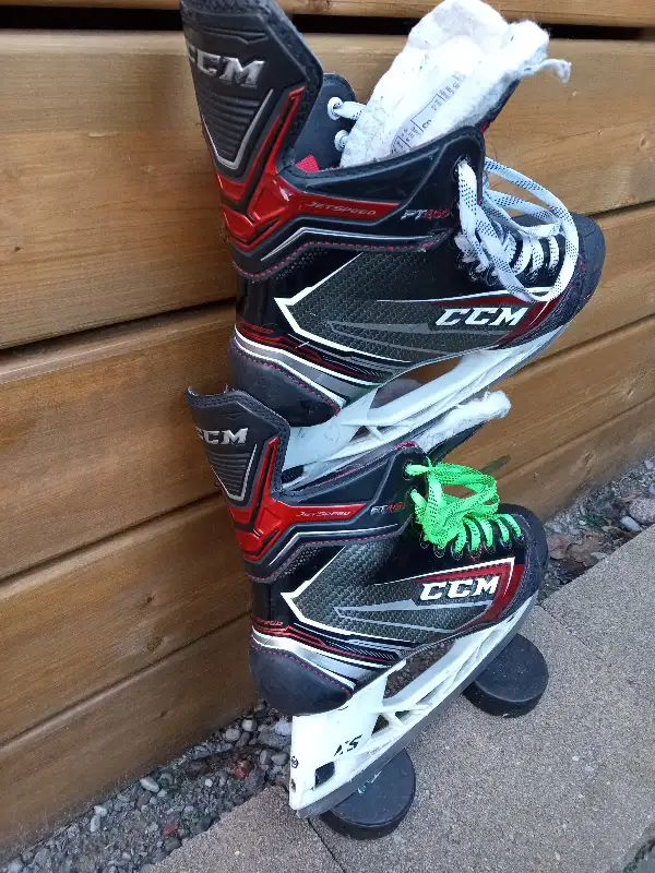 ccm jetspeed ft460 senior hockey skates sz.8.5 skate $80 Width D in Hockey in City of Toronto - Image 3