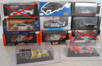 1/43 Le Mans diecast models (Onyx, Minichamps, HPI, IXO, Spark)