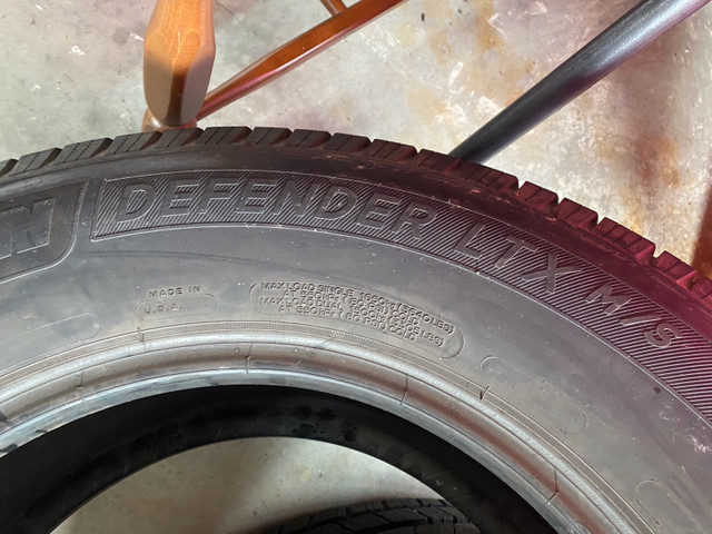 4 tires x Michelin Defender LTX M/S T285/65R18 in Tires & Rims in Dartmouth - Image 4