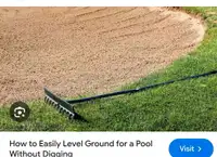 Looking for ground leveling. 