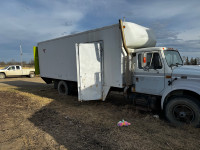 Toy hauler/ camper truck