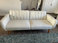 Couch - sofa bed - futon - White