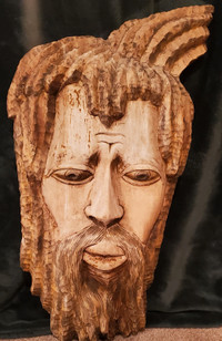 Wooden Mask - Jamaican/Rastafari