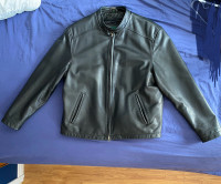 Danier sport leather jacket size large 