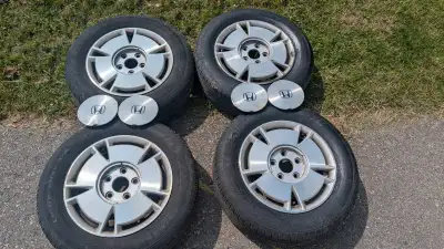 Summer tires and Rims for sale. Originally from 2010 Honda Civic