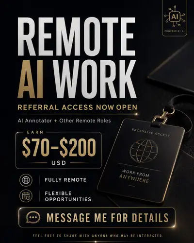 AI Annotator Job ($70-200/h USD) Remote, View more