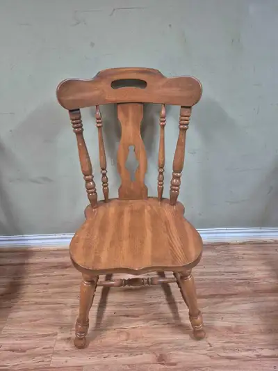 Set of 4 Solid Wood Dining Chairs, View more