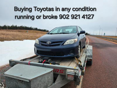 BUYING Toyota, Kia, Hyundai, any condition running or not